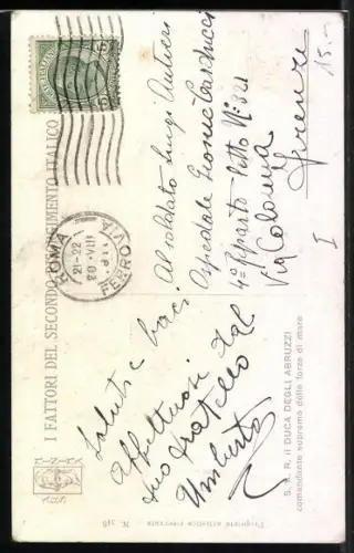 AK Duca degli Abruzzi, Oberbefehlshaber der Marine