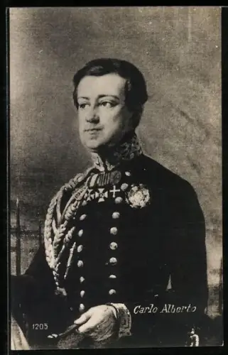 AK Carlo Alberto von Italien