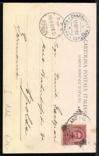 AK Portrait König Umberto I. von Italien mit Orden