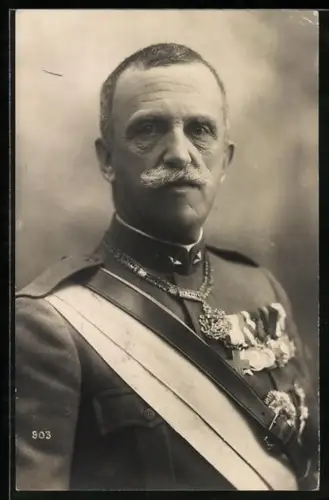 AK König Viktor Emanuel III. von Italien