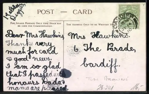 Künstler-AK Tom Browne: The arcadians, Zuschauer umjubeln den Reiter auf dem Pferd