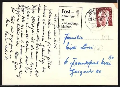 AK Weissenthurm /Rhein, Der Weisse Turm, Ehrenmal, Gartenstrasse, Haupt-. u. Altestr.