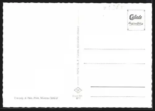 AK Bevern / Weser, Weserbergland, Fliegeraufnahme des Ortes mit Umgebung