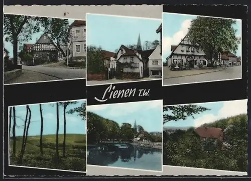 AK Lienen, Strassenpartien im Ort, Waldidylle