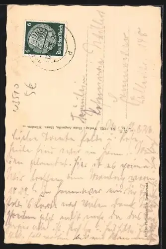 AK Hann. Münden, Gesamtansicht des Ortes mit Umgebung