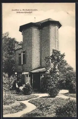 AK Frankfurt-Sachsenhausen, Partie am Wilhelms-Häuschen