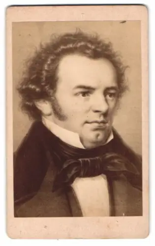 Fotografie Portrait Franz Schubert, Komponist