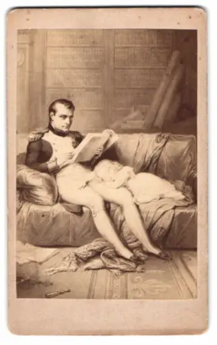 Fotografie Napoleon und sein Sohn, Napoleon et son fils, nach Steuben