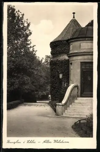 AK Bunzlau i. Schles., Alter Wehrturm