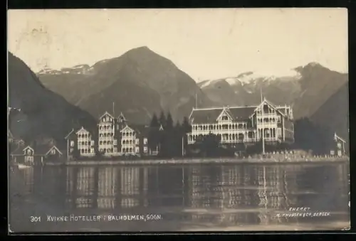 AK Balholmen /Sogn, Kvikne Hoteller