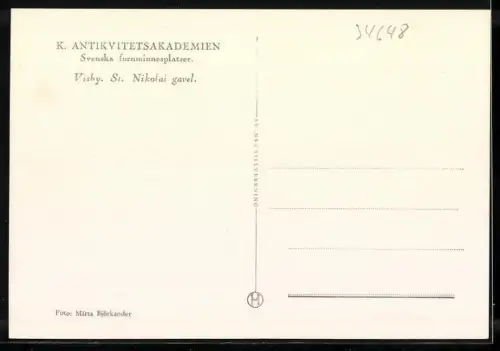 AK Visby, St. Nikolai gavel