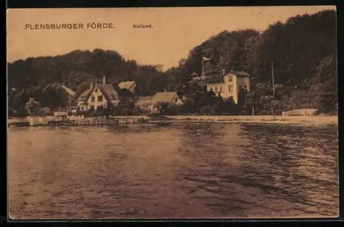 AK Kollund /Flensburger Förde, Panorama