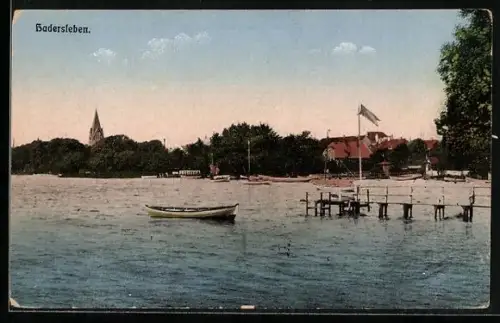 AK Hadersleben, Boot am Steg