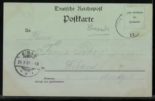 Mondschein-AK Kollund, Steg im Vollmondlicht