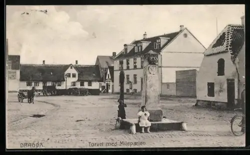 AK Dragør, Torvet medd Milepaelen