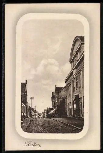 AK Norburg, Gade med bygninger