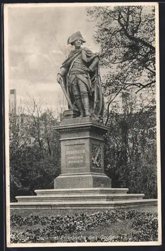 AK Stettin, Denkmal Friedrichs des Grossen
