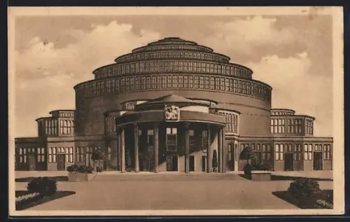 AK Breslau, Festhalle, Totalansicht