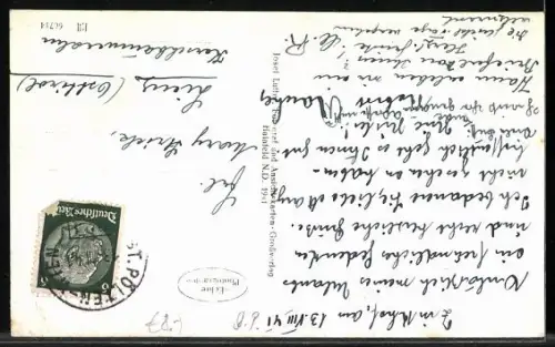 AK Michelbach /N.-Oe., Totalansicht mit Umgebung aus der Vogelschau