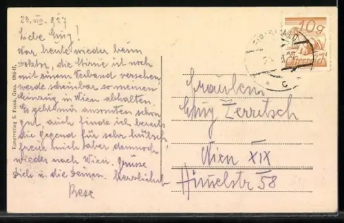 AK Eibiswald /Steiermark, Gesamtansicht aus der Vogelschau