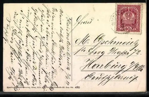 AK Kaisersteinbruch am Leithagebirge, Totalansicht aus der Vogelschau