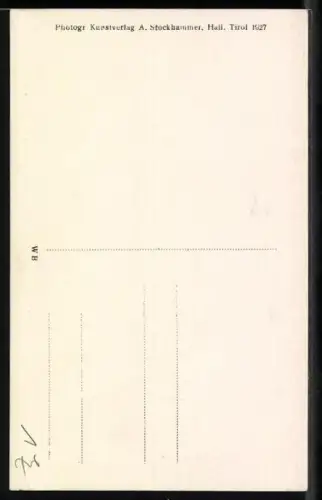 AK Ötz im Ötztal, Ortspartie mit bemaltem Haus