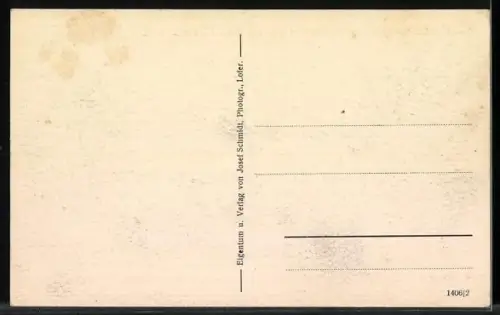 AK Weissbach bei Lofer, Hirschbühel, Blick zum Ort mit dem Mühlsturzhorn