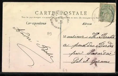 AK Barèges /Htes-Pyrénées, Un bonjour de Barèges avec vues pittoresques