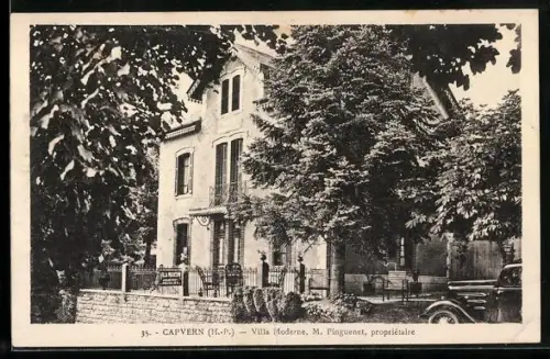 AK Capvern /H.-P., Villa Moderne, M. Pinguenet, propriétaire