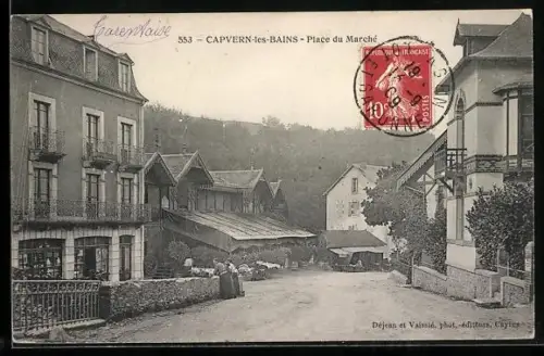 AK Capvern-les-Bains, Place du Marché