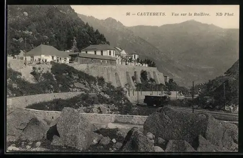 AK Cauterets, Vue sur la Raillère