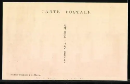 AK St-Savin /Htes-Pyr., Un coin de la Place