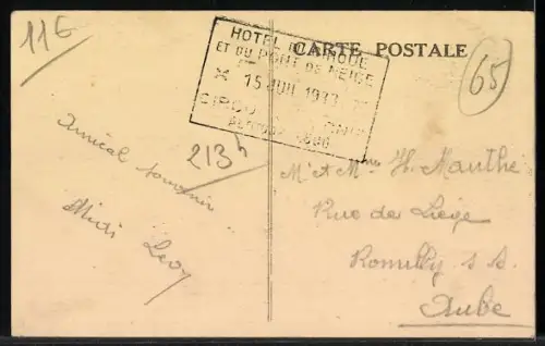 AK Gavarnie /Les Pyrénées, À l`Hôtel du Cirque et de la Cascade