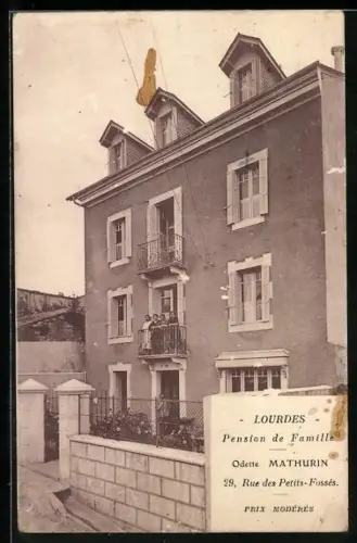 AK Lourdes, Pension de Famille Odette Mathurin, 29 Rue des Petits-Fossés