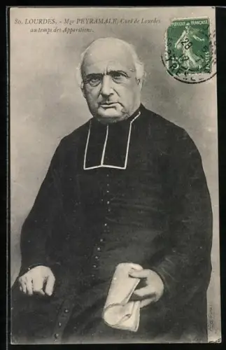 AK Lourdes, Mgr Peyramale, Curé de Lourdes au temps des apparitions