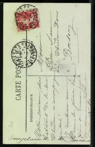 AK Cauterets, Grand Hôtel de l`Univers, Rue de la Raillère et Place Saint-Martin