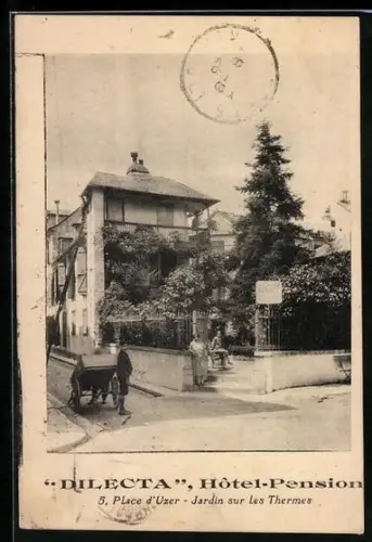 AK Bagnères-de-Bigorre, Hôtel-Pension Dilecta, jardin sur les Thermes