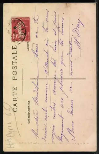 AK Cauterets, Avenue du Mamelon Vert et Peyrénères