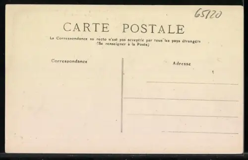 AK Barèges /Hautes-Pyrénées, Rue Principale avec vue sur les montagnes environnantes