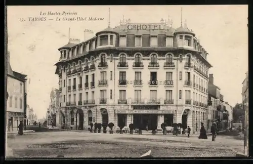 AK Tarbes /Hautes-Pyrénées, Le Grand-Hôtel Moderne