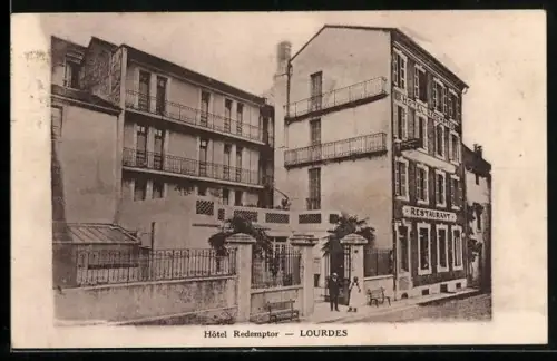 AK Lourdes, Hôtel Redemptor et restaurant adjacent