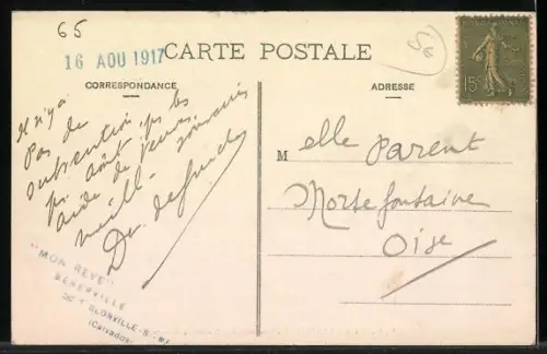 AK Lourdes, Les malades devant la Grotte