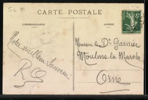 AK Gavarnie, Le Pont, le Cirque et la Maison Passet