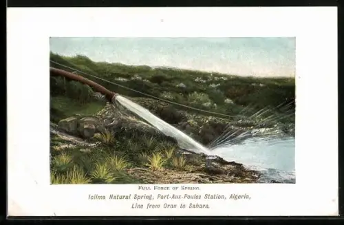 AK Port-Aux-Pules, Icilma Natural Spring, Full Force of Spring