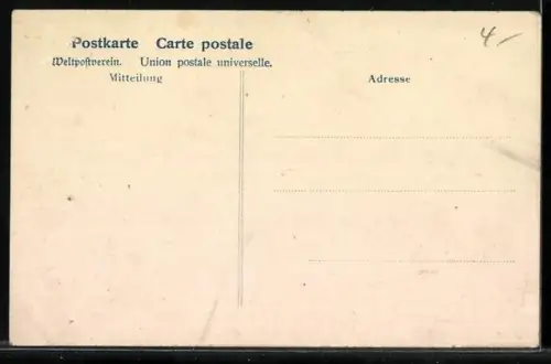 AK Strassburg, Blick auf Kaufhaus