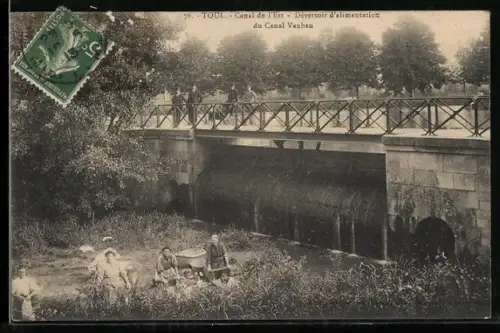 AK Toul, Canal de l`Est, Déversoir d`alimentation du Canal Vauban