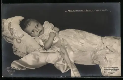AK Portrait Prinz Wilhelm der jüngste Hohenzollern