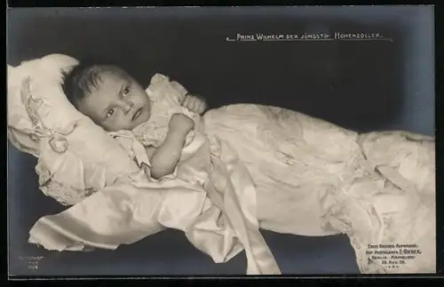 AK Prinz Wilhelm - der jüngste Hohenzoller