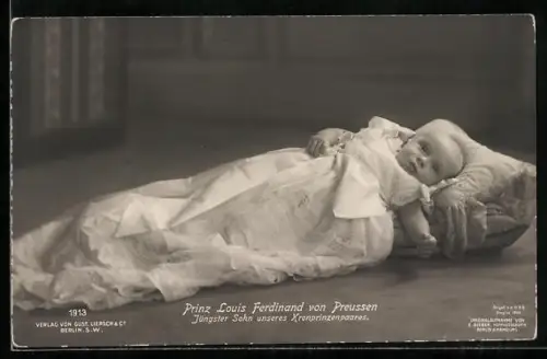 AK Prinz Louis Ferdinand von Preussen, jüngster Sohn des Kronprinzenpaares