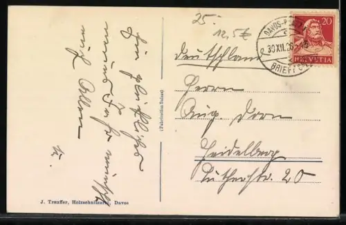 AK Davos, Curling auf der Eisfläche, Wintersport